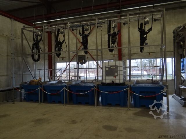 EX cip and unloading station for 5 IBC Groninger / Wennekes IBC station model 5