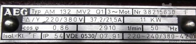 Electric motor 11 kW 2910 Rpm AEG AM132MV201