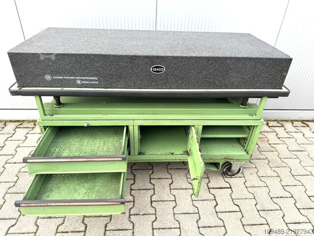Surface plate / Johann Fischer Johann Fischer Aschaffenburg Messplatte / Messtisch
