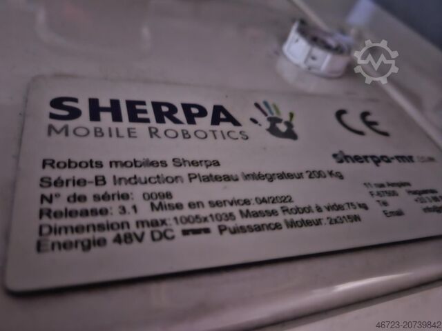Seitlicher Förderroboter Sherpa Mobile Robotics Serie-B