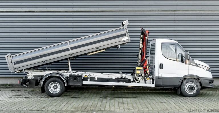 Dreiseitenkipper mit Kran Iveco Daily 70C18 HA8 Kipper Kran