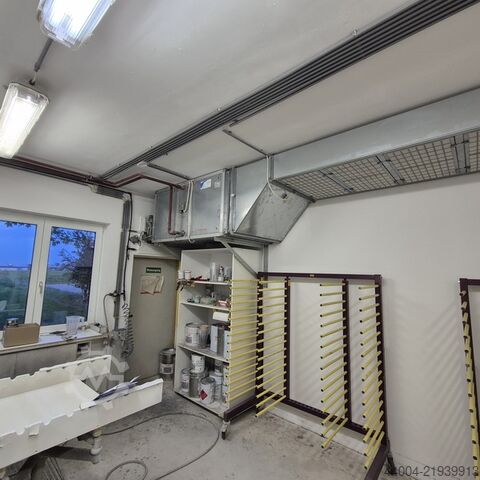 Paint mist extractor Hurrican Dambauer Lackierraum