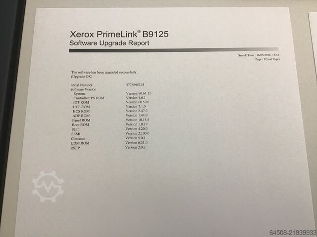 Xerox PrimeLink B9125 XEROX XEROX PrimeLink B9125