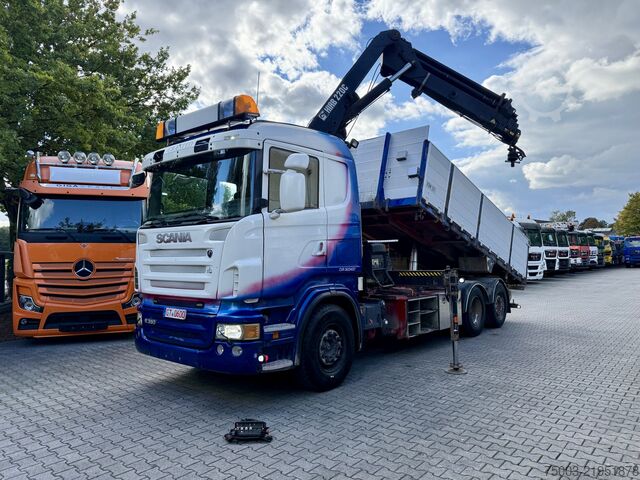 Truck mounted crane Scania R380 6X2*4 Kipper mit Kran HIAB 220