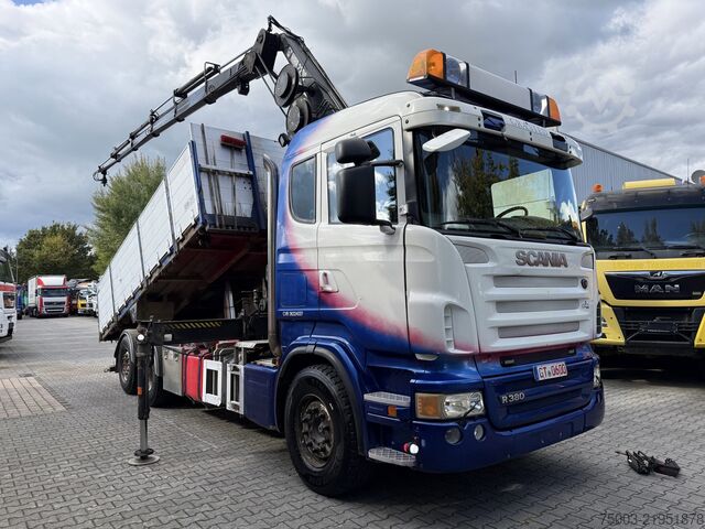 Truck mounted crane Scania R380 6X2*4 Kipper mit Kran HIAB 220