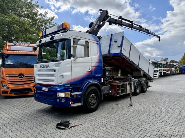Truck mounted crane Scania R380 6X2*4 Kipper mit Kran HIAB 220