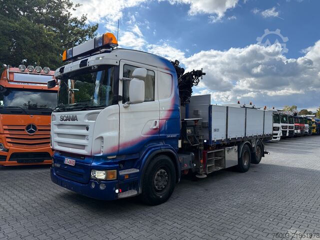 Truck mounted crane Scania R380 6X2*4 Kipper mit Kran HIAB 220