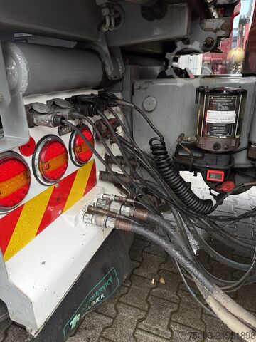Truck mounted crane Scania R580 V8 8X4 Kipper Kran Palfinger 22002