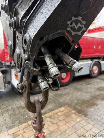 Truck mounted crane Scania R580 V8 8X4 Kipper Kran Palfinger 22002