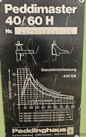 Peddinghaus Peddimaster 40/60 Peddinghaus Peddimaster 40/60