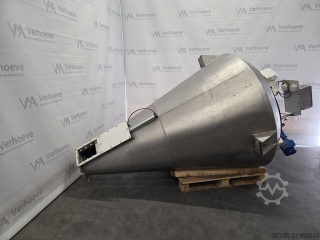 Nautamix N.V. conical mixer 1000 liters stainless steel  