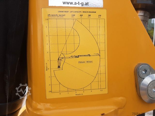 Holztransport Anhänger Uniforst 6.34