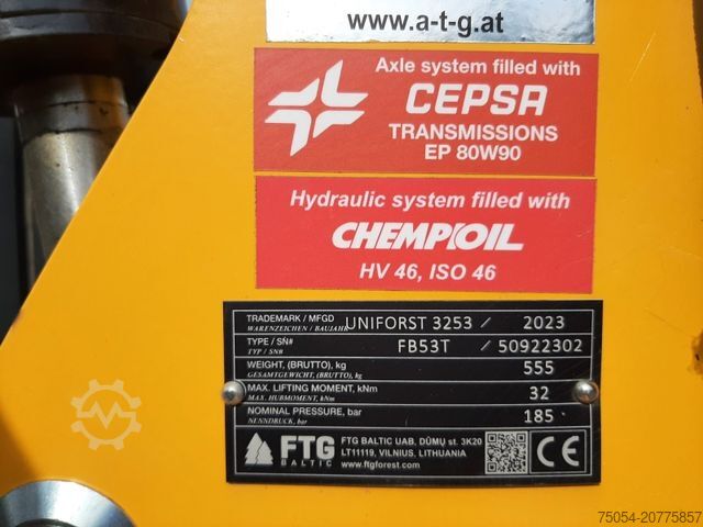 Holztransport Anhänger Uniforst 6.34