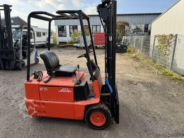 Electric 3-wheel forklift Linde E15
