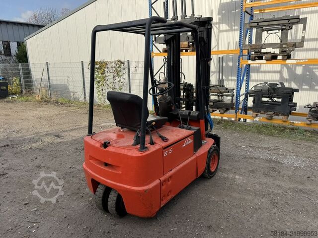 Electric 3-wheel forklift Linde E15