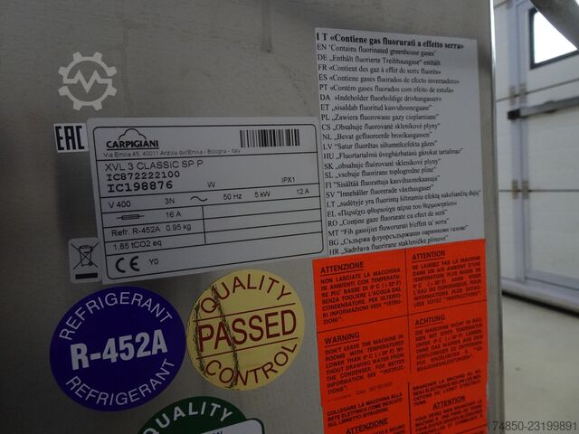 Flake ice machine Carpigiani XVL 3 Classic SP Softeismaschine