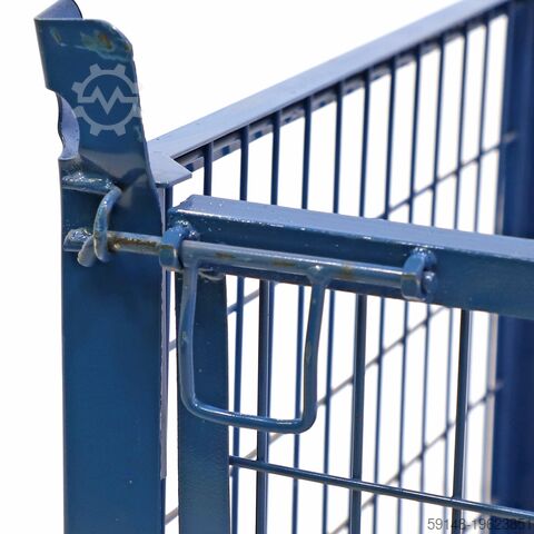 Gebrauchte Gitterbox Feste Konstruktion 1 Klappe an 1 Langseite, L: 830, B: 1030, H: 800 Kruizinga 98-516GB