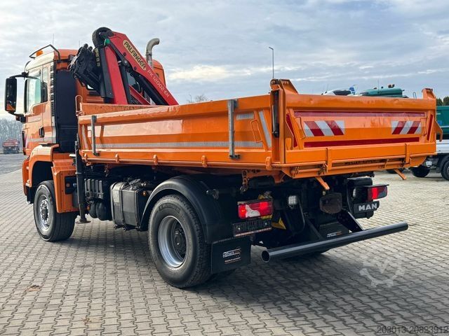 Autokran MAN TGS 18.360 4x4 Kipper Kran PALFINGER Winterd.