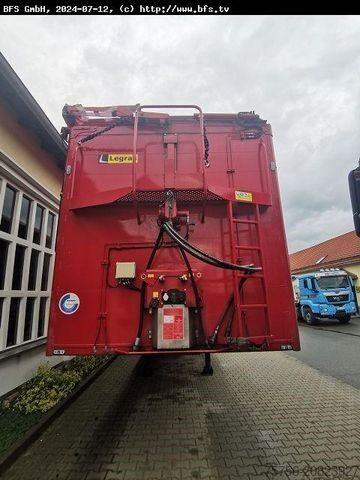 Walking floor semitrailer LEGRAS Schubboden FMA hydraulisches Verdeck ecotop, hyd