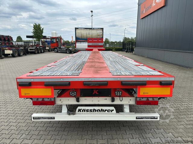 Plattformanhänger KAESSBOHRER new and unused Heavy-Duty flatbed / 690cm exten...