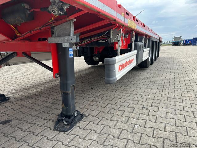 Plattformanhänger KAESSBOHRER new and unused Heavy-Duty flatbed / 690cm exten...