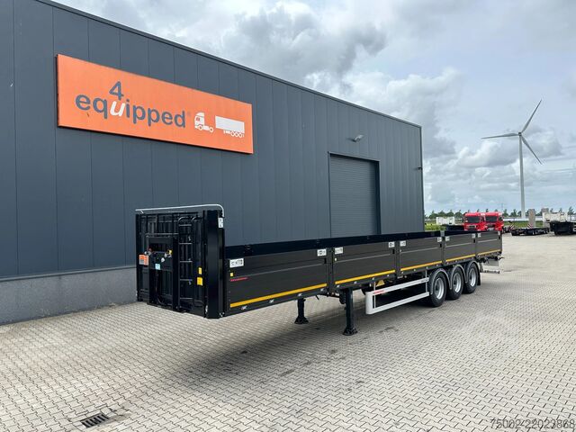 Plattformanhänger KAESSBOHRER NEW HEAVY DUTY FLATBED / TWISTLOCK / ALU DROPSI...