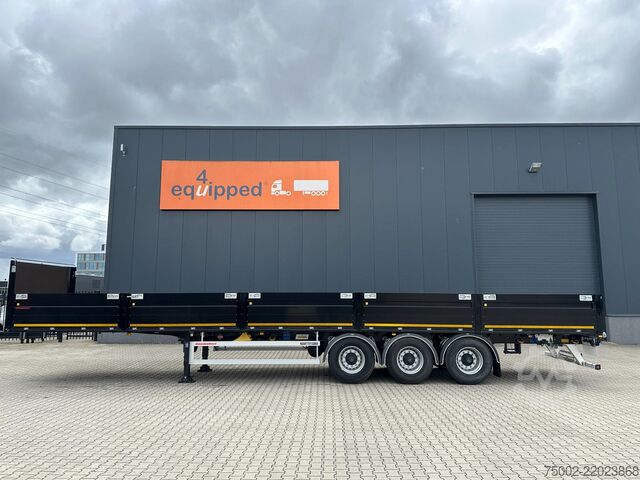 Plattformanhänger KAESSBOHRER NEW HEAVY DUTY FLATBED / TWISTLOCK / ALU DROPSI...