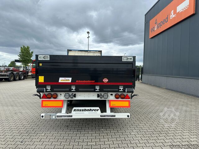 Plattformanhänger KAESSBOHRER NEW HEAVY DUTY FLATBED / TWISTLOCK / ALU DROPSI...