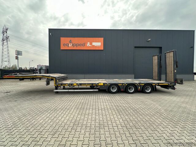Plattformanhänger KAESSBOHRER Lowbed  / 6.00m extendable / hydraulic ramps  /...
