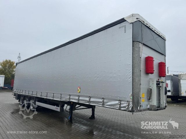 Auflieger mit Pritsche & Plane Schmitz Cargobull Curtainsider Mega