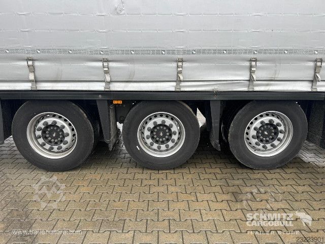 Auflieger mit Pritsche & Plane Schmitz Cargobull Curtainsider Mega