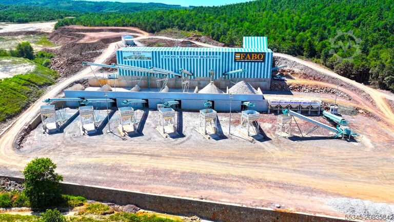 Brechanlage FABO Fixed Crusher 400 Ton/Hour Capacity