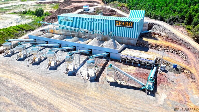 Brechanlage FABO Fixed Crusher 400 Ton/Hour Capacity