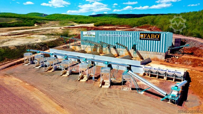 Brechanlage FABO Fixed Crusher 400 Ton/Hour Capacity