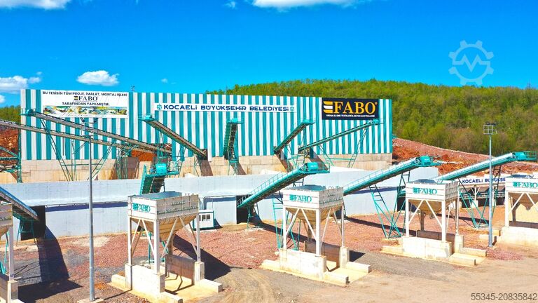 Brechanlage FABO Fixed Crusher 400 Ton/Hour Capacity