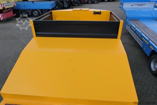 Low loader semitrailer  GVN 3GVN, Gelenkt, Hydr. Rampen, Luft-Lift