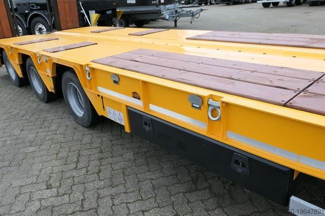 Low loader semitrailer  GVN 3GVN, Gelenkt, Hydr. Rampen, Luft-Lift