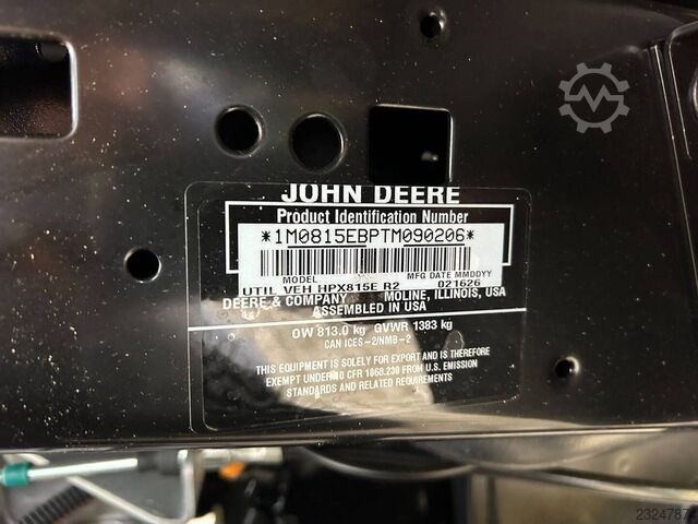 John Deere HPX815E-780892 JOHN-DEERE HPX815E-780892