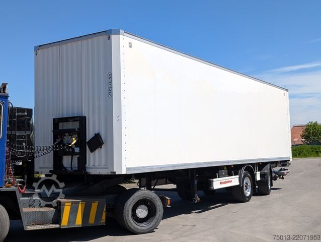 Box semitrailer KÄSSBOHRER City-Koffer mit LBW und Zwangslenkung