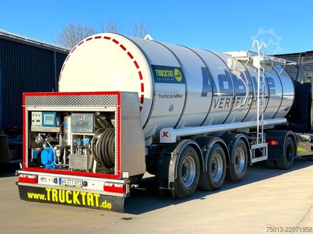 Tanker semitrailer KÄSSBOHRER AD-BLUE 28 cbm,Bartec Messanlage,Vogelsang Pumpe