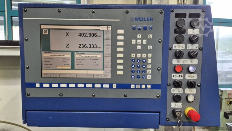 Lathe -  cycle-controlled WEILER E55 x 1000