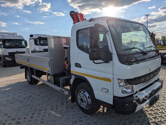 Truck-mounted crane van Fuso Canter 9C18 Fassi M40 Pritsche 4,5 m