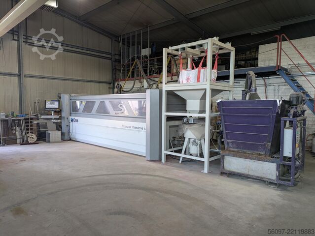 Wasserstrahlschneidanlage CMS Tecnocut MILESTONE S 2040 (Doppelkopf)