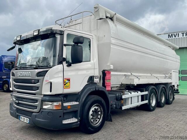 Silo Scania P420 8x4, TSCI AUGER+ AIR, RETARDER, radiocontr...
