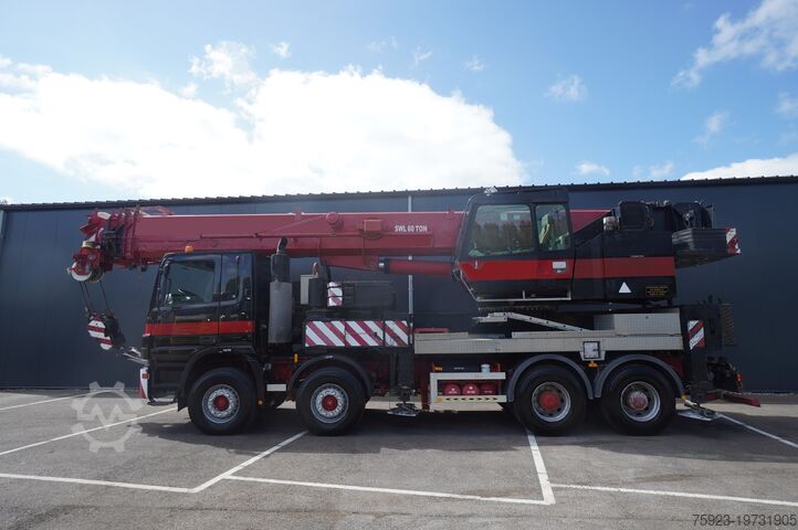 Crane truck Mercedes-Benz ACTROS 4141 / FAUN HK60 MOBILE CRANE WITH JIB