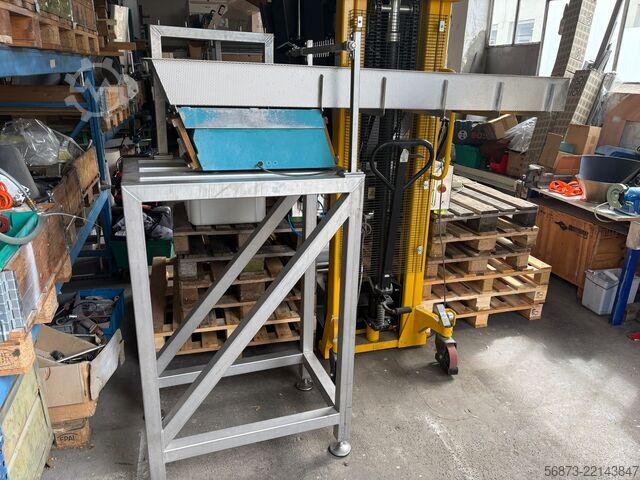 Various conveyor belts Edelstahl Förderband - Zuführband VA-380x5400