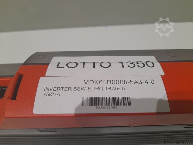 MOVITRAC Inverter 0.75KVA/1HP SEW-EURODRIVE SEW-EURODRIVE MC07B0008-5A3-4-00