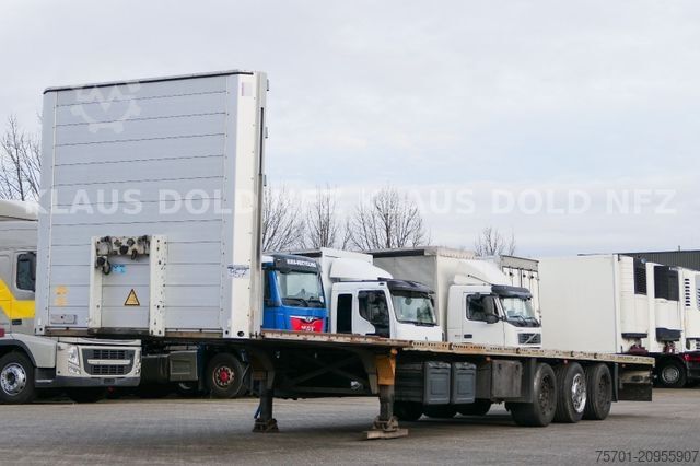 Working platform semitrailer SCHMITZ CARGOBULL S01 Platto Liftachse SAF-Achsen