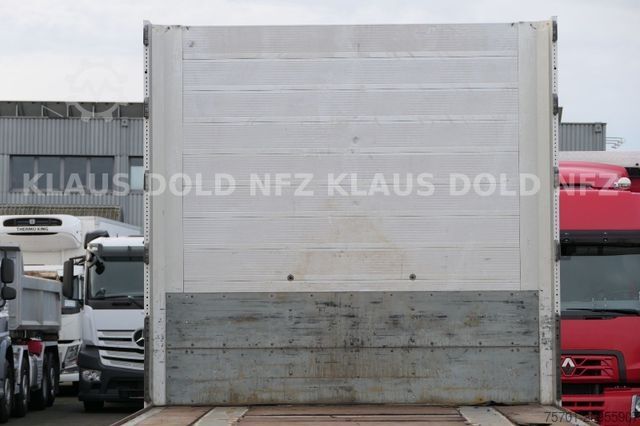 Working platform semitrailer SCHMITZ CARGOBULL S01 Platto Liftachse SAF-Achsen