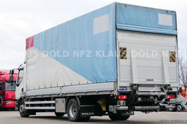 Flatbed truck with tarp VOLVO FL 280 Pritsche Plane Edscha Bordwände LBW EU6